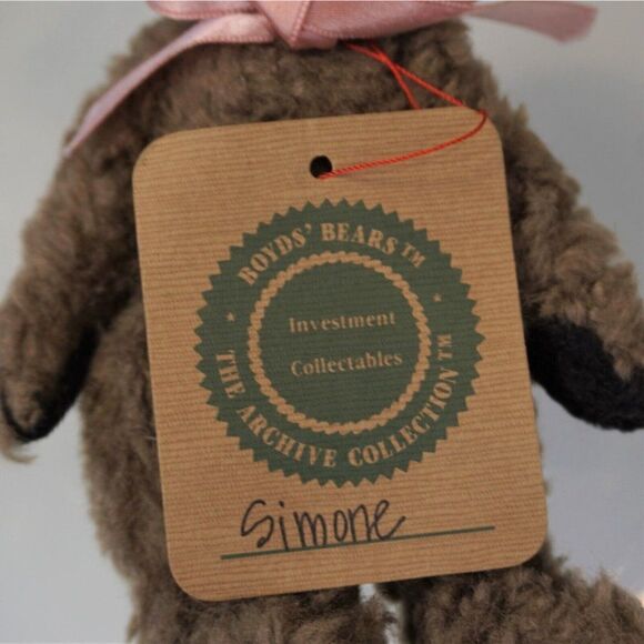 Boyds Teddy Simone Bear Plush Archive Collection Vintage 1990 - 93 - Picture 5 of 8